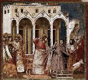 GIOTTO di Bondone Expulsion of the Money-changers from the Temple china oil painting reproduction